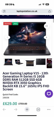 Acer gaming laptop v15 - gaming,