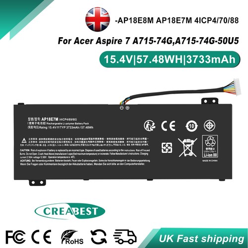 Ap18e8m ap18e7m battery - 15.4v,