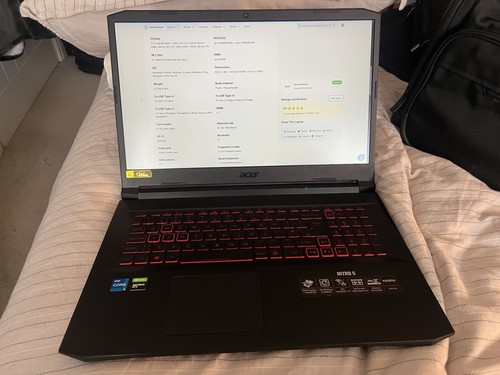 Acer nitro an517 gaming - acer, 5