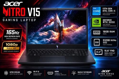Acer nitro v15 gaming laptop - nitro,