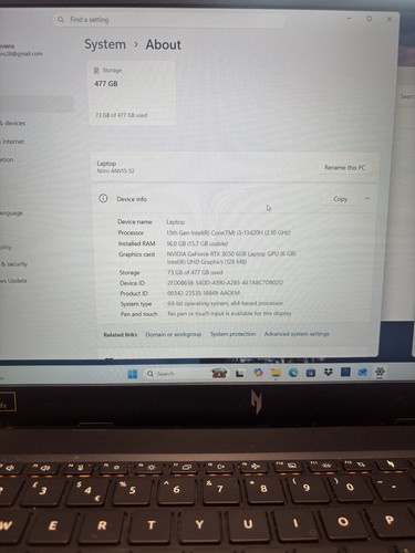 Acer nitro anv15 52 - acer, anv15-52